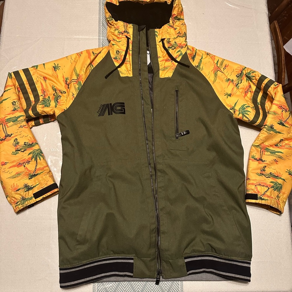 Analog Greed Insulated Snowboard Jacket (Men's) Tropical Print